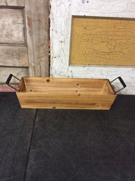 Rectangular Wood Planter Box A1