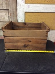 Plain Wooden Crate VTG A1