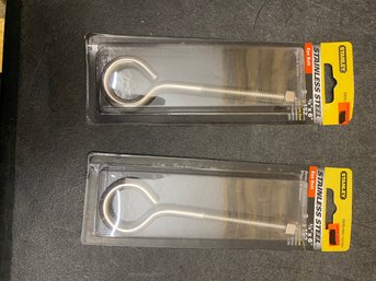 New 2 Piece Stainless Steel Eyebolts Z1