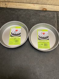 New 2 Piece Round Metal Cake Pan Z1