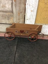 Wood Wagon Decor A3