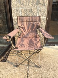 Adult Brown Lawn Chair No Cover B4