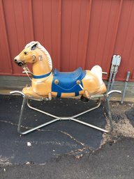 VTG Children's Spring Rocking Horse Toy Barn