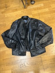 Whispering Smith Leather Jacket Size Large (J2)