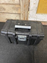 Black Plastic Husky Tool Box B1