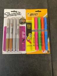 New Highlighters And Metallic Sharpies B1