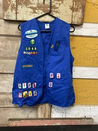 Girl Scouts Vest With Patches C1