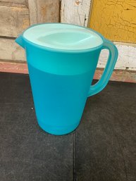 Blue Pitcher With Lid C1
