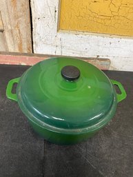 Used Tramontina 6.5 Qt Green Dutch Oven W Lid H2