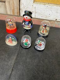 Mixed Small Snow Globes Lot G2