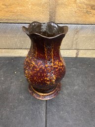 Vintage Red/orange Vase (HB5)