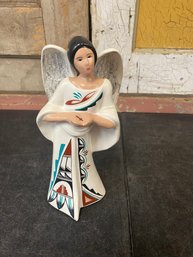 Pottery Angel Figurine D3