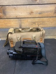 Vtg JC Penney VHS Camera With Bag (HB7)