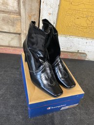 Black Size 10 Etienne Aigner Boots F4