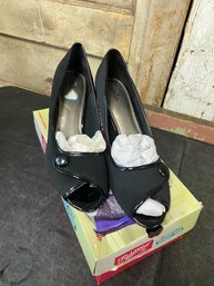 Abella Size 10 Black Heels F4