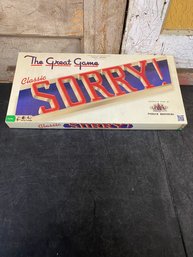 Classic Sorry Board Game Great Condition A1