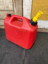 Gas Can With Yellow Spout A1