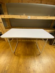 White Folding Table C4