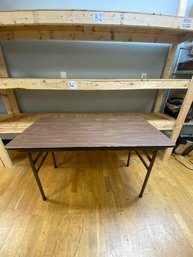 Wood Grain Folding Table C4