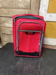 Samsonite Small Red Suitcase Wqith Wheels C4