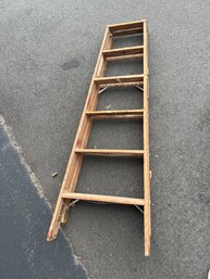 Antique Wooden Ladder #2