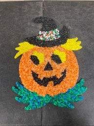 Vtg Pumpkin Halloween Craft (Z7)