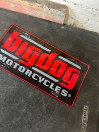 Big Dog Motorcycles License Plate (B2)