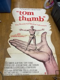 Vtg 'tom Thumb' Music Poster (Z7)