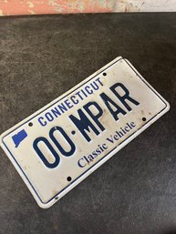 Connecticut Class Vehicle License Plate (Z6)