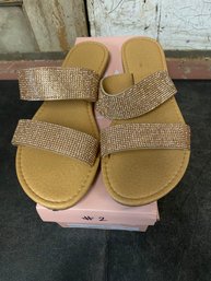 Glaze Sandals #2 Honey 73 Rose Gold 8.5 L3