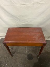 Wooden Piano Table With Storage (Barn)