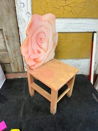 Wooden Rose Chair (Z5)