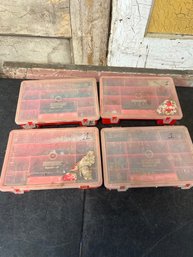 Red Small Parts Containers #3 (4 Count) (Z6)