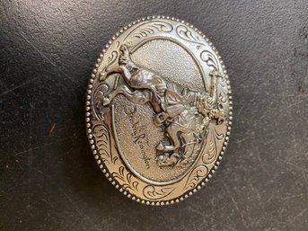 Frederic Remington The Bronco Buster Belt Buckle L3
