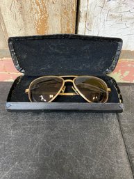 14k Gold Filled Prescription Glasses W/ Case L3