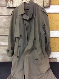 Grey Trench Coat Size 42R (Z6)