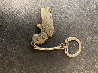 Small Gun Folding Knife Keychain L3