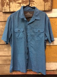 Blue Croft & Barrow Dress Shirt Size XL (Z6)