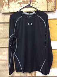 Black Long Sleeve Thermal Under Armour Compression Shirt (Z6)