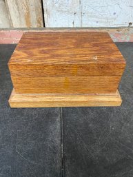 Junk Drawer In Wooden Box Lot L3