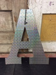 Holographic 'A' Wall Sign (Z7)