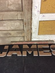 'james' Letters Set (Z7)