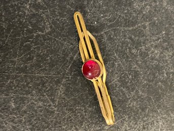 Lapel Pin W/ Red Stone L3