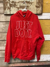 M Red Nike Just Do It Hoodie GH1