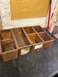 Vintage Wooden Boxes (A2)