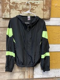 NoBo L Black & Green Windbreaker GH1