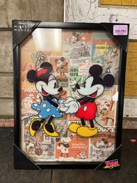 Disney Mickey Mouse Framed Collage (Z10)