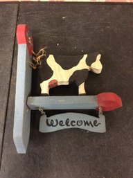 Cow Welcome Sign (Z8)