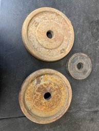 3 Piece VTG Weights Lot K2