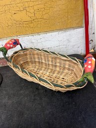 Wicker Basket (fish Handles) (B2)